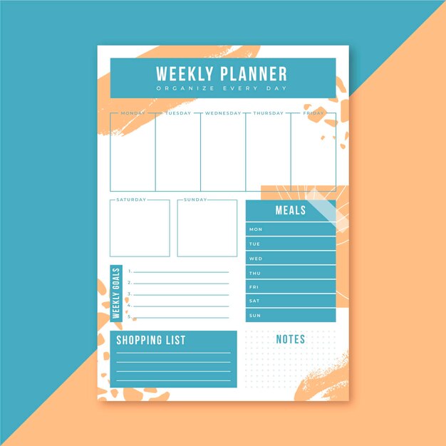 weekly planner
