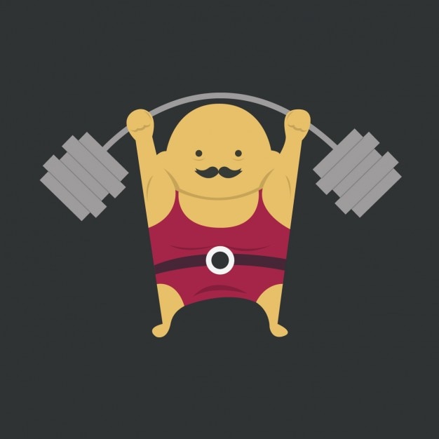 Free vector weightlifter icon