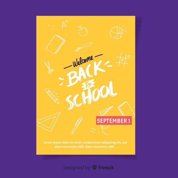 welcome back to school in september