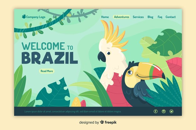 브라질 방문 페이지에 오신 것을 환영합니다