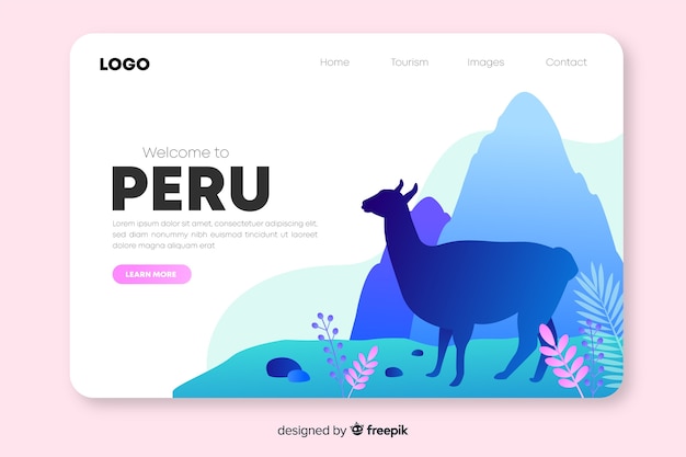 Welcome to peru landing page