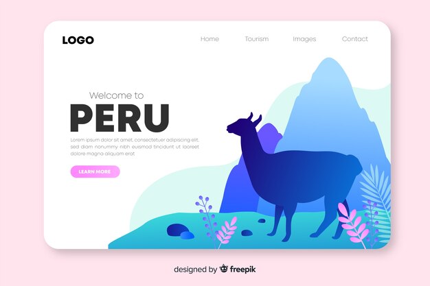 Welcome to peru landing page