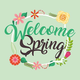 Free Vector | Welcome summer background