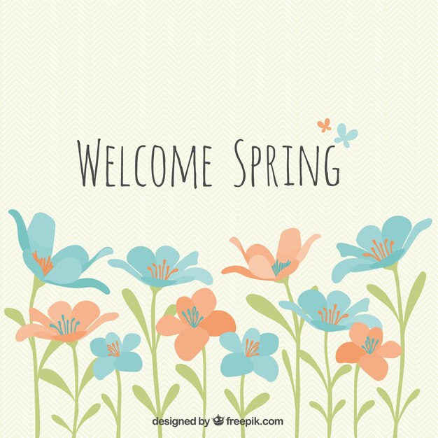 Welcome Spring flowers