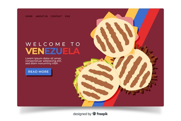 Welcome to venezuela landing page
