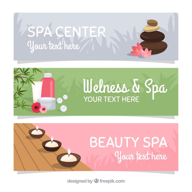 wellness and spa banners