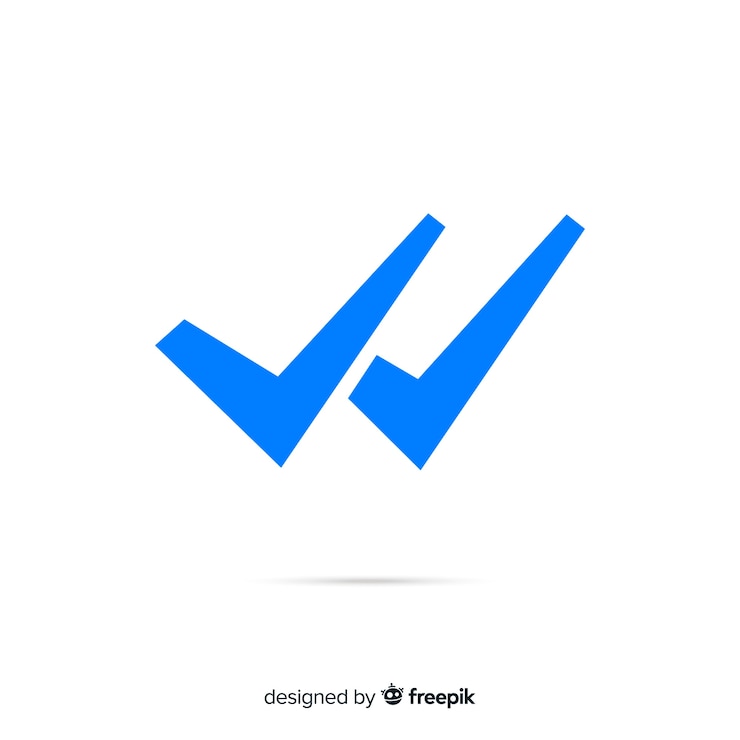 Free Vector whatsapp double check design