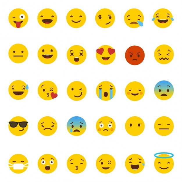 免费矢量whatsapp emoji