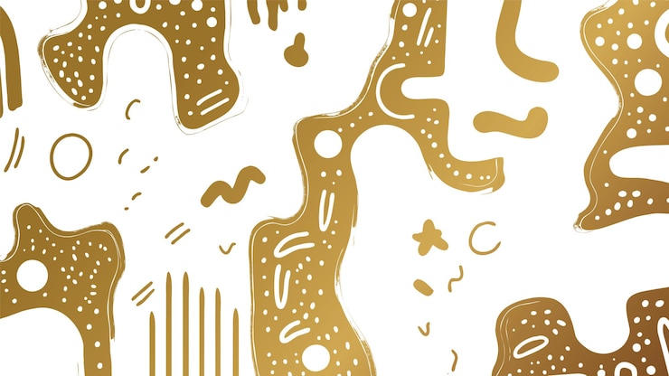 Free Vector whimsical line pattern background
