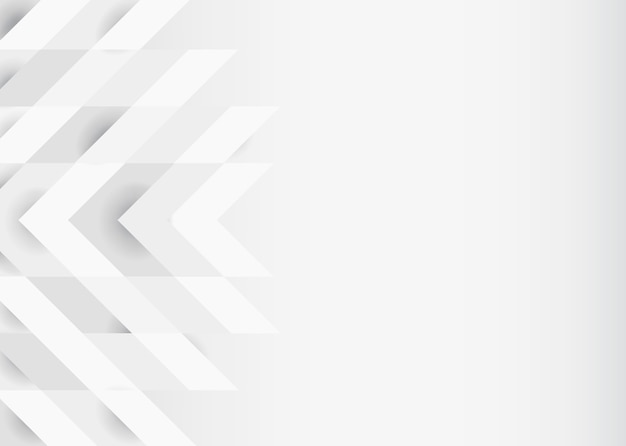 Бесплатное векторное изображение Белый 3d современный дизайн фона