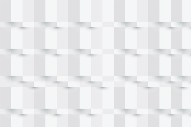 White abstract background in 3d paper style