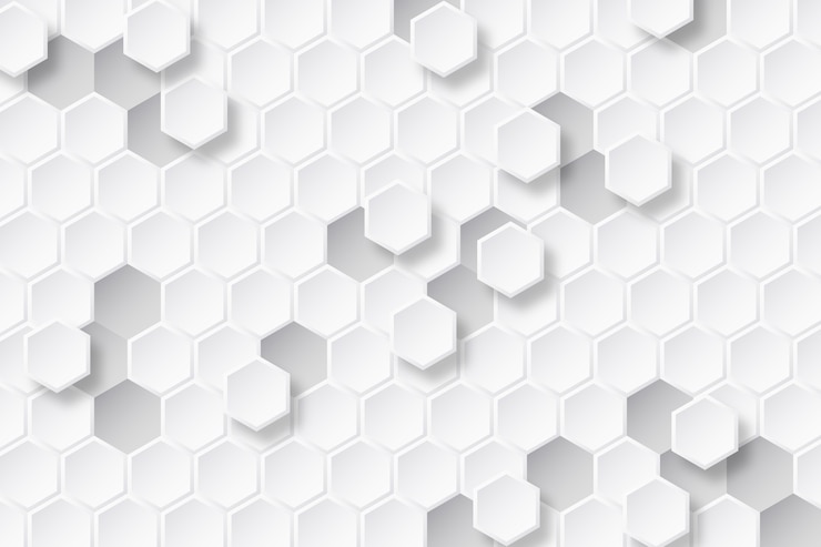 Free Vector white abstract background in 3d paper style