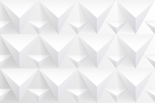 White abstract background in 3d paper style