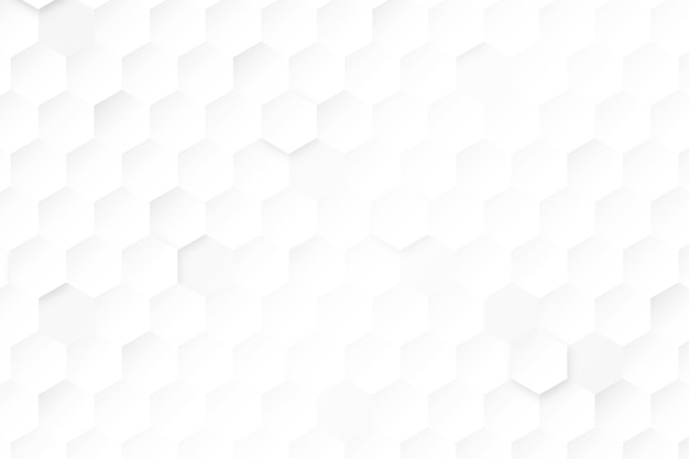 Бесплатное векторное изображение Белый абстрактный фон в стиле 3d бумаги