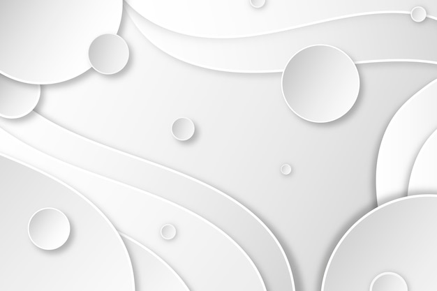 Free vector white abstract background in paper style