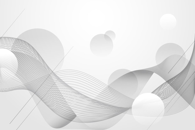 Бесплатное векторное изображение Белый абстрактный стиль фона