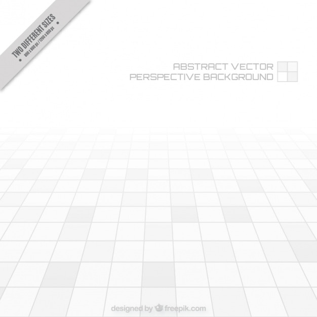 Free vector white abstract perspective background