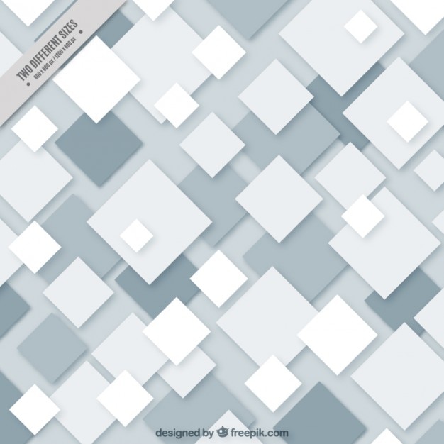 Бесплатное векторное изображение Белые и серые квадраты фон