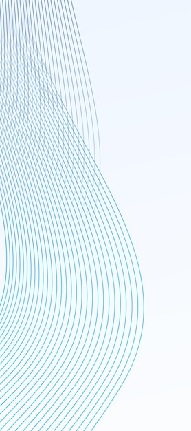 白い背景の抽象化と波紋の線
