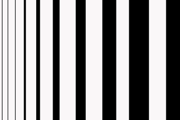 白い背景、黒のシンプルなデザインベクトルの縞模様