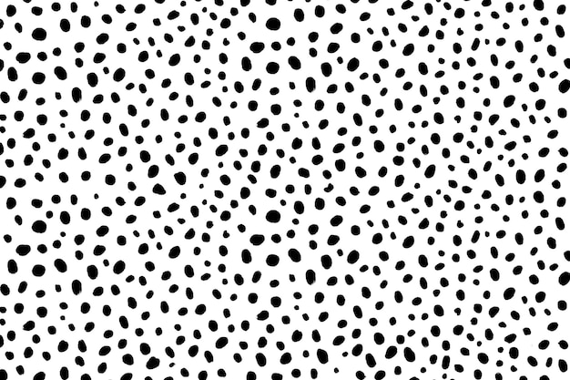 White background vector with black dot patterns