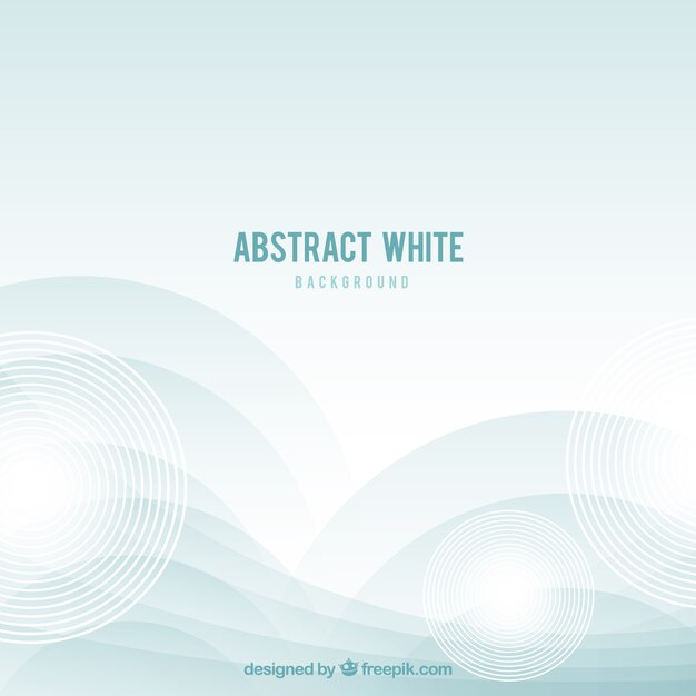 White background with abstract design