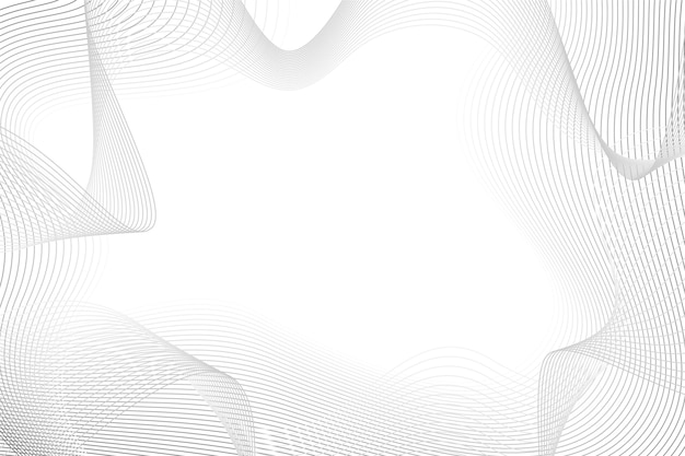 Белый фон с абстрактными линиями копирует пространство