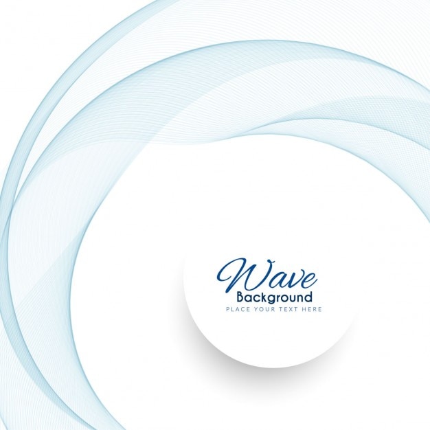 Free Vector white background with a blue giant wave
