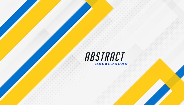 Abstract Vector Blue Background With Yellow Lines Free Stock