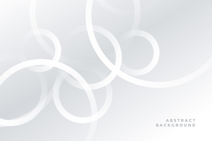 Free Vector white background with circular effect