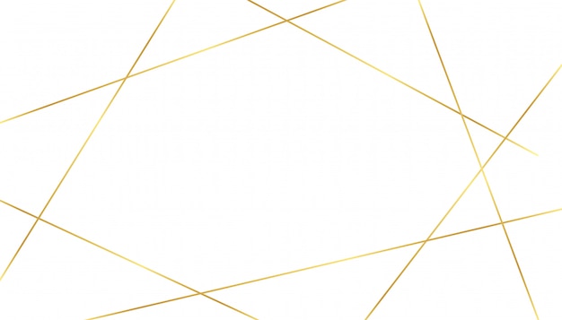 Free vector white background with golden luxury lines shapes