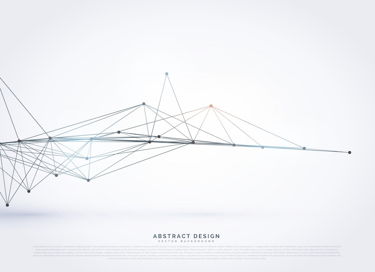 Free Vector white background with a mesh