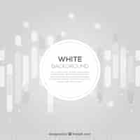 Free vector white background with modern style