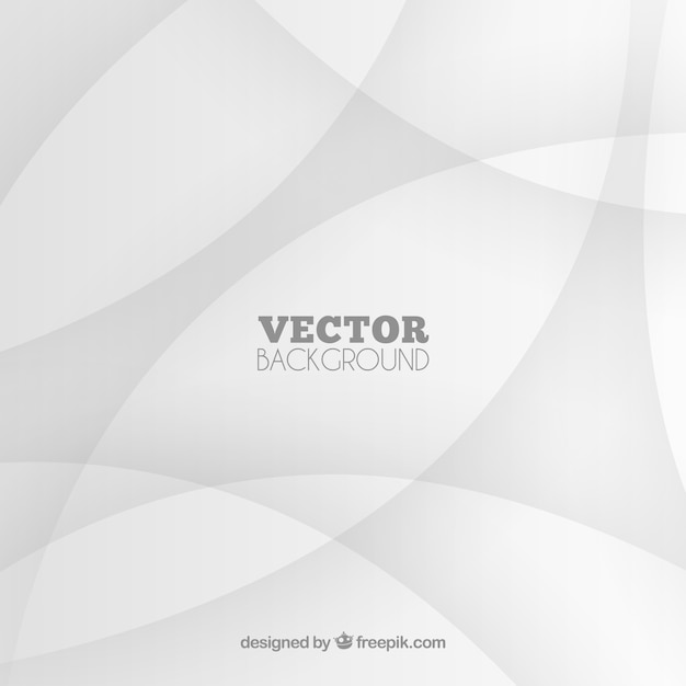 Free vector white background with wavy shapes