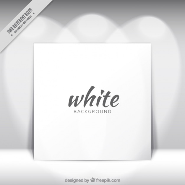 Free vector white banner background