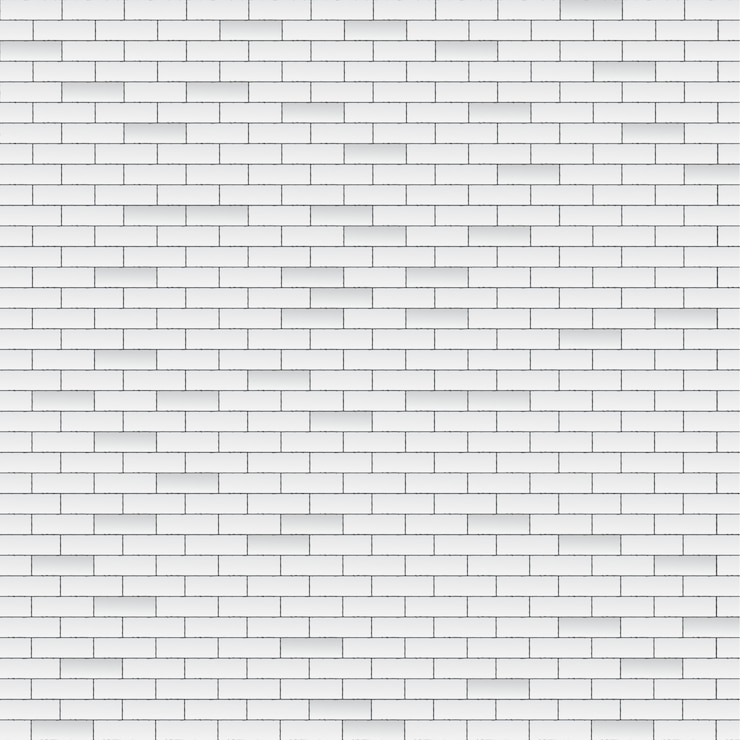 Premium Vector | White brick wall