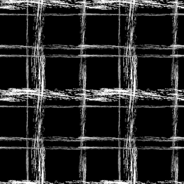 White chalk cage on a black background