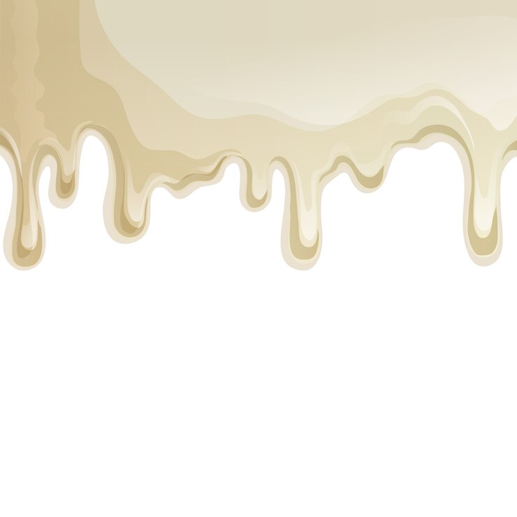 Free Vector white chocolate drips background