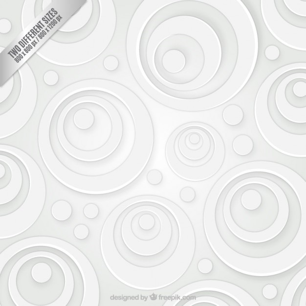 Free vector white circles background