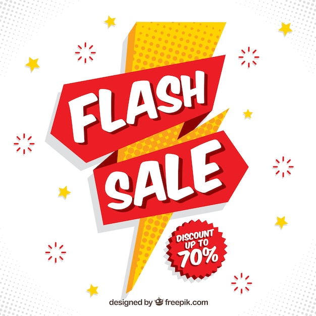 White flash sale background