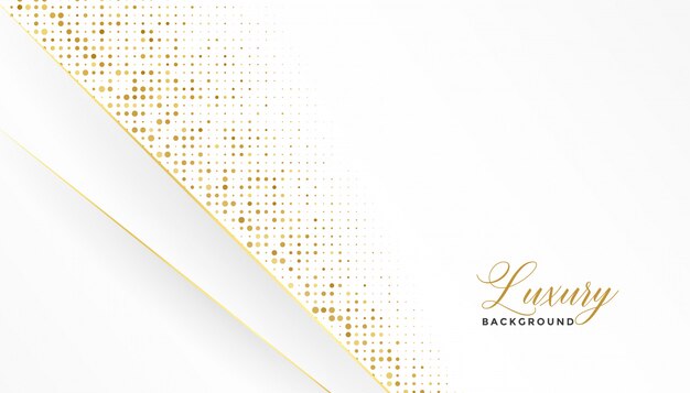 White and gold luxury background with glitter