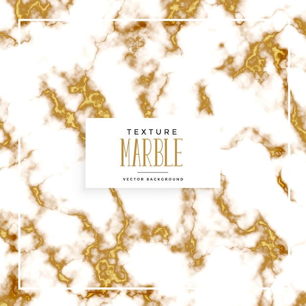 Free vector white and gold marble texture background