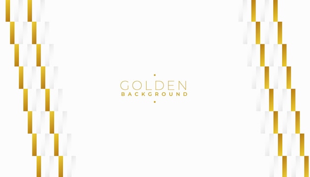 Free vector white and golden abstract banner for your artwork collection vector