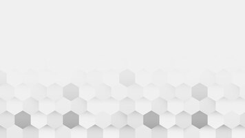 Free vector white and gray hexagon pattern background