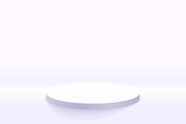 Белый серый подиум дисплей макет фона