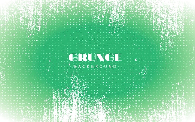 Free vector white grunge in green gradient background