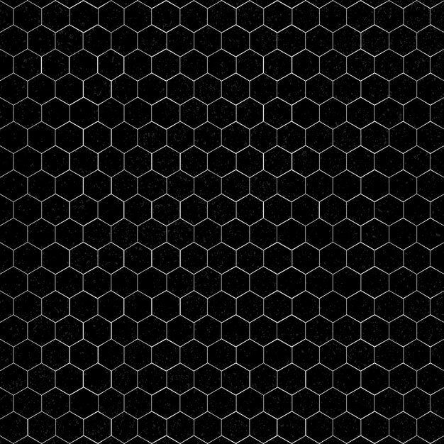 White hexagonal patterned background vector