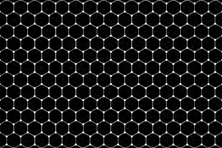 Free Vector white hexagonal patterned background