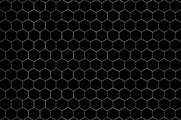 White hexagonal patterned background