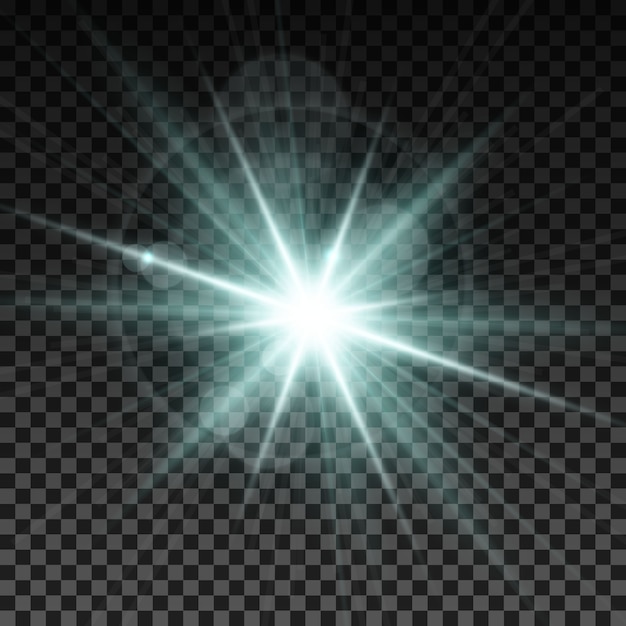 White light flash effect